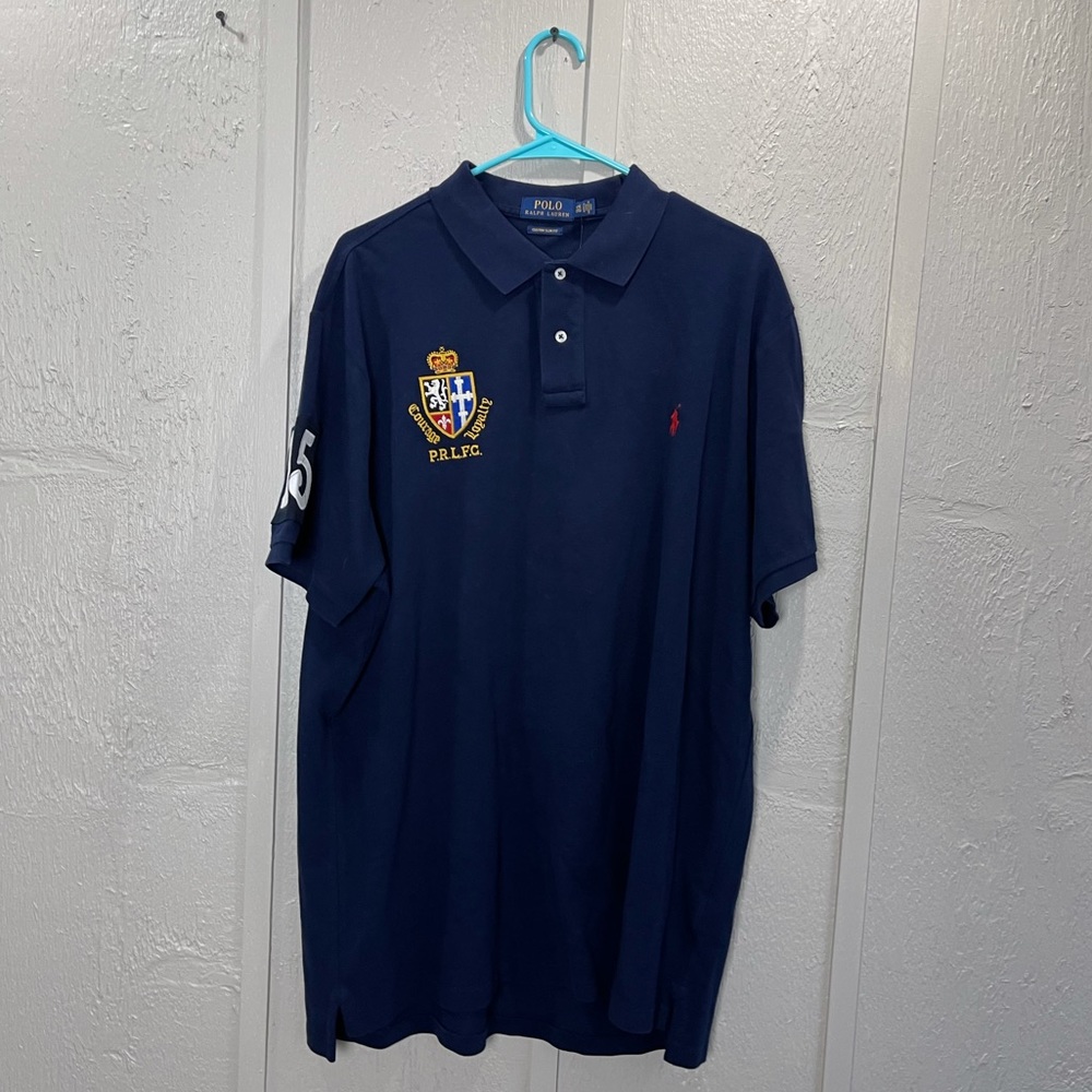 Men’s XXL Navy Ralph Lauren “War of the Roses”Polo